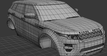 Машина в 3d Max