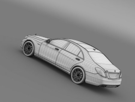 Мерседес Бенц s600 3d model