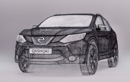 Ниссан Кашкай из 3д ручки
