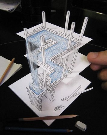 Оптические иллюзии на бумаге