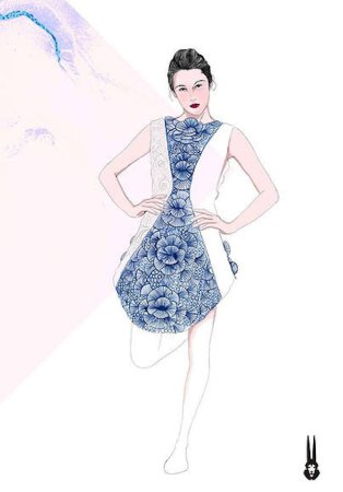 Платье из 3д ручки