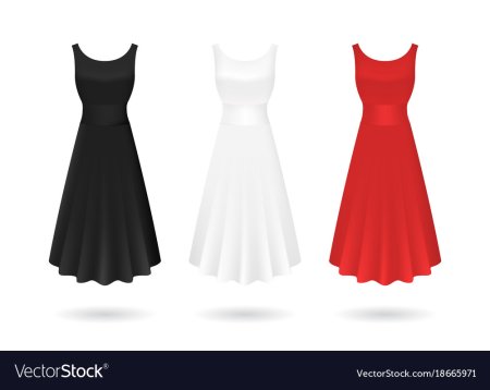 Силуэт платья на вешалке