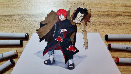 Рисунки аниме Наруто Акацуки Сасори