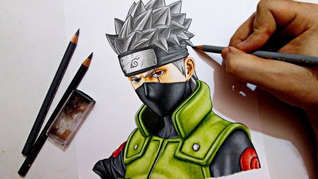 Какаши Speed drawing