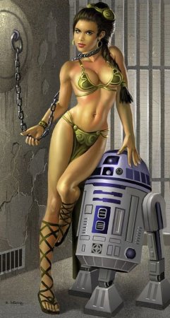 Star Wars принцесса Лея slave