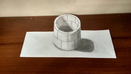 Колодец 3д рисунок