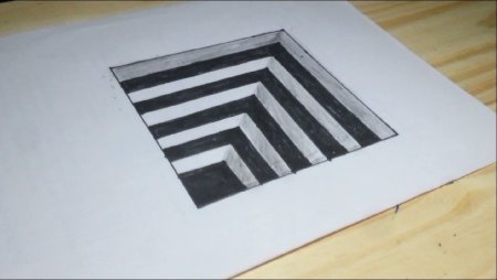 3д рисунки из плитки