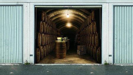 Креативные гаражные ворота