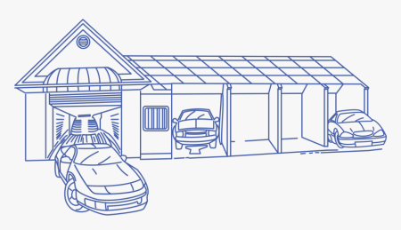 Гараж раскраска