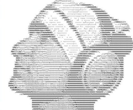 Картины из символов