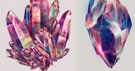 Аметист акварелью