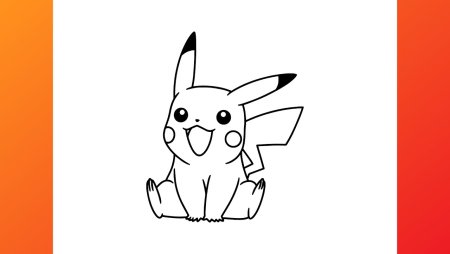 Раскраска Пикачу