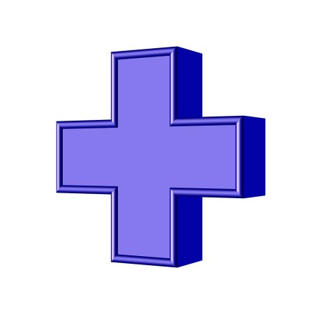 Медицинский крест объемный