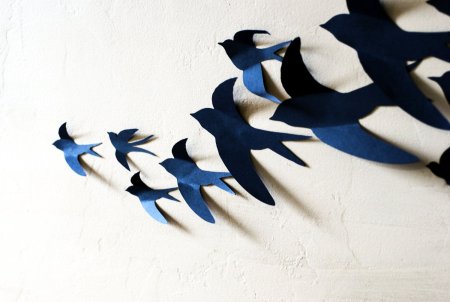 Птички для украшения зала