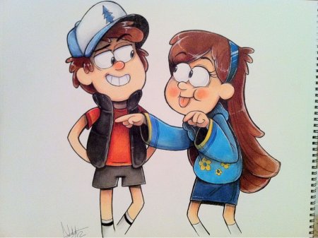 Гравити Фолз Мэйбл и Диппер