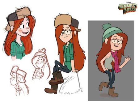Гравити Фолз рисовка персонажей