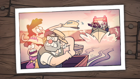 Гравити Фолз рыбалка