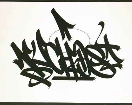 Граффити росписи маркером