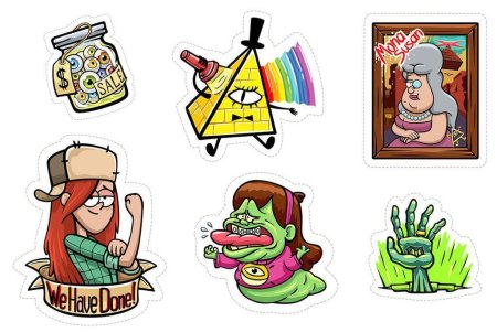 Стикер пак Гравити Фолз