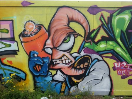 Стрит арт character