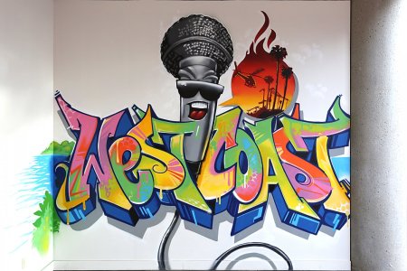 Вывеска в стиле граффити