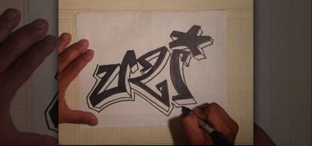 Граффити фломастером для начинающих