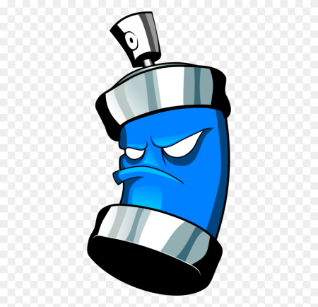 Баллончик с краской арт