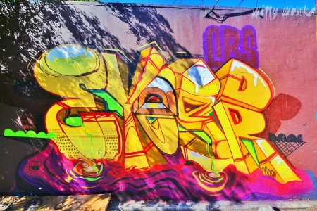 Граффити цветные