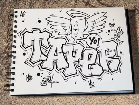 Рисунки граффити для начинающих