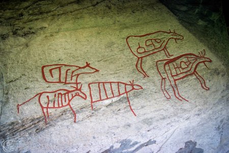 Наскальная живопись неолита Норвегия