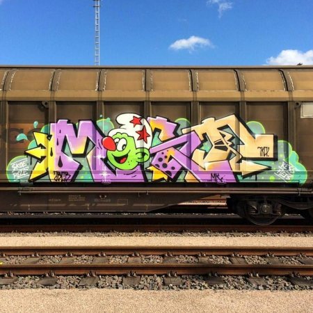 Граффити на поездах