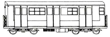 Вагон метро сбоку рисунок
