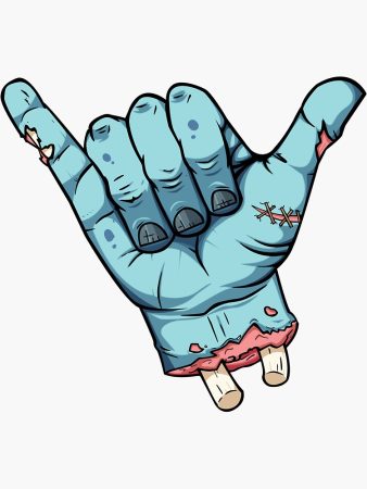 Наклейка рука