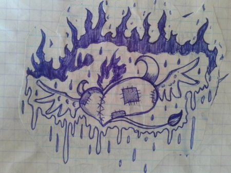 Граффити ручкой