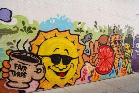 Sun граффити