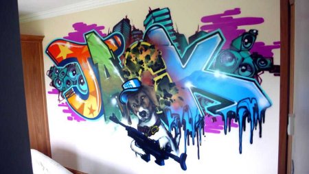 Граффити на стену подростку