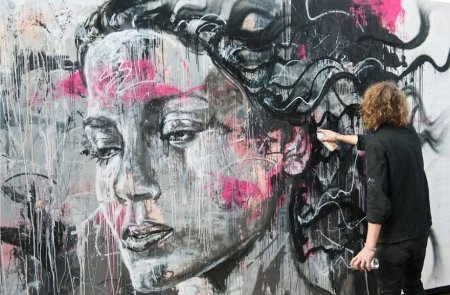 Стрит-арта Дэвид Уолкер