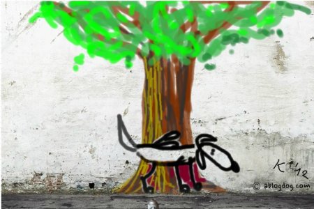 Граффити дерево