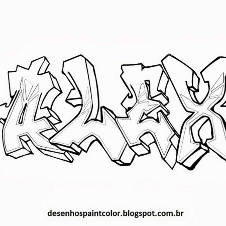 Скетчи граффити для начинающих