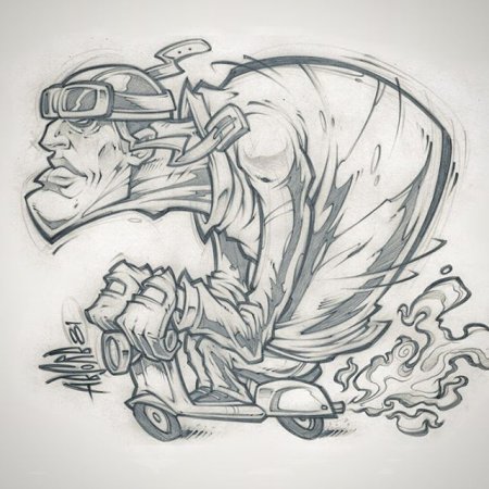 Граффити тату эскизы