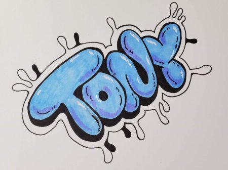 Bubble Letters граффити