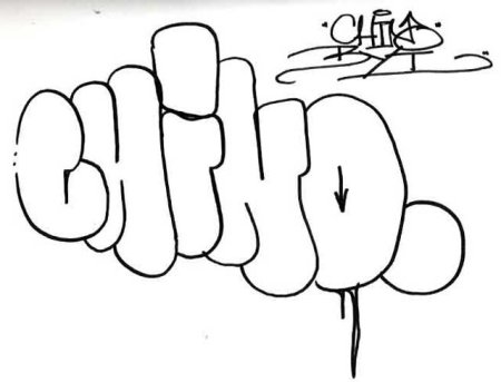 Скетчи граффити для начинающих бабл