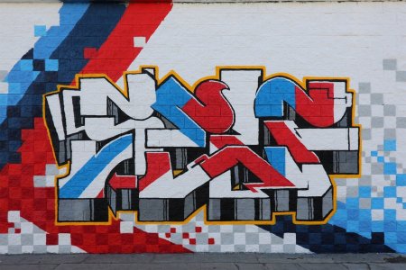 Красное граффити