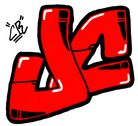 Красное граффити