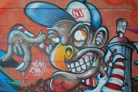 Концепт рисунок граффити