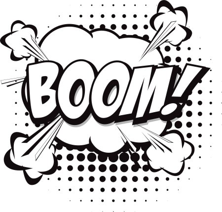 Раскраска Boom