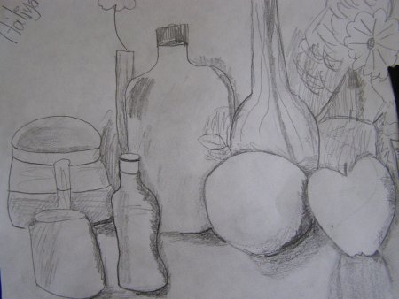 Натюрморт граффити 6 класс