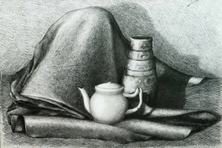 Натюрморты карандашом Юрий Кушевский