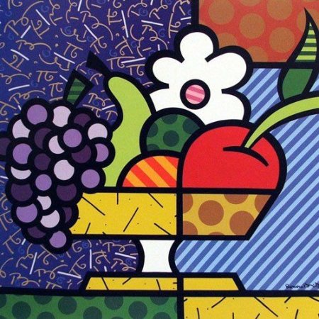 Ромеро Бритто картины-натюрморты