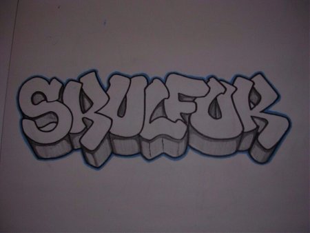 Граффити рисунки на бумаге